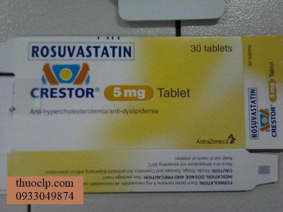 Thuoc Crestor 5mg 10mg 20mg Rosuvastatin dieu tri giam cholesterol (1)