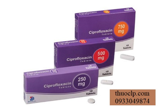 Thuoc Ciprofloxacin 250mg 500mg 750mg dieu tri benh nhiem trung nang (4)
