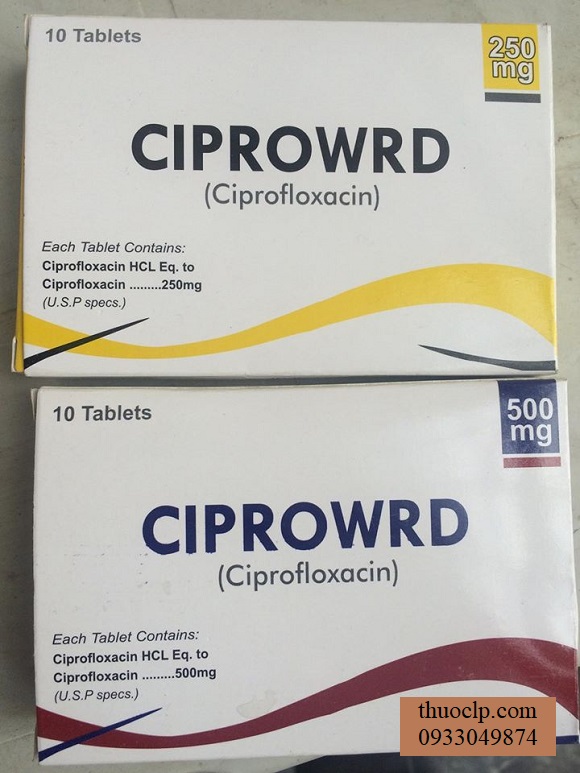 Thuoc Ciprofloxacin 250mg 500mg 750mg dieu tri benh nhiem trung nang (6)