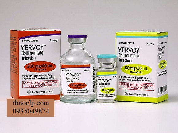 Thuốc Yervoy 5mg/ml Ipilimumab điều trị ung thư da