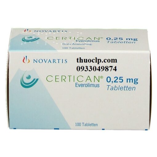 Thuốc Certican 0,25mg & 0,75mg Everolomus điều trị dự phòng thải ghép nội tạng (2)
