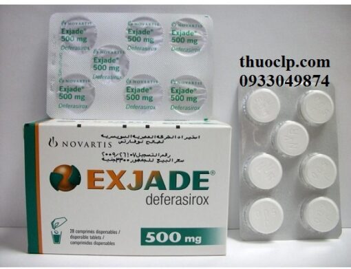 Thuốc Exjade 125mg, 250mg & 500mg Deferasirox điều trị quá tải sắt (4)