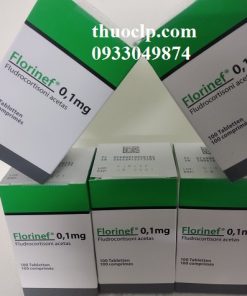 Thuốc Florinef 0.1mg Fludrocortison acetate điều trị suy vỏ thượng thận (2)