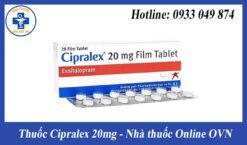 Thuốc Cipralex 20mg Escitalopram điều trị trầm cảm và rối loạn lo âu