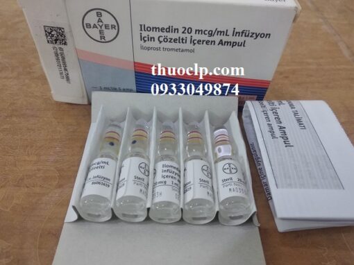 Thuốc Ilomedin 20mcg/ml Iloprost điều trị tăng huyết áp động mạch phổi (2)