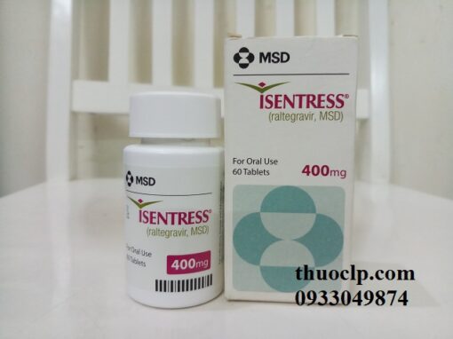Thuốc Isentress 400mg Raltegravir điều trị HIV (2)