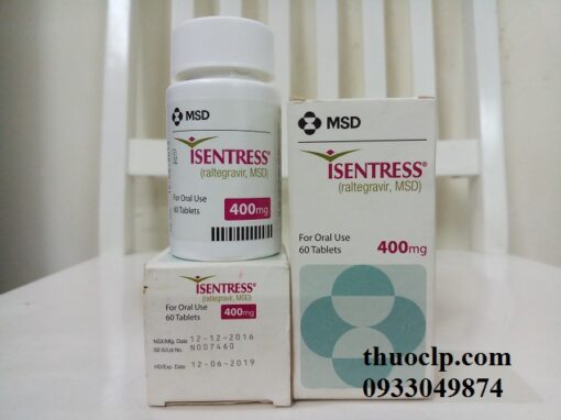 Thuốc Isentress 400mg Raltegravir điều trị HIV (3)