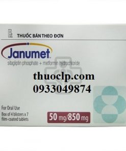 Thuốc Janumet 50/850mg Metformin và Sitagliptin điều trị bệnh đái tháo đường (1)