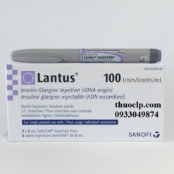 Thuốc Lantus solostar 100IU/ml Insulin Glargine điều trị đái tháo đường (1)