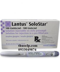 Thuốc Lantus solostar 100IU/ml Insulin Glargine điều trị đái tháo đường (3)