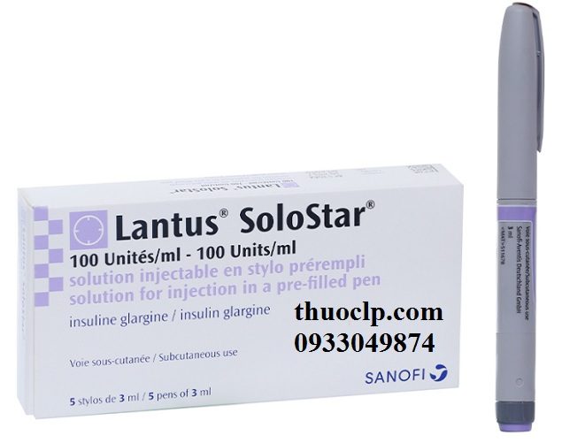 Thuốc Lantus solostar 100IU/ml Insulin Glargine điều trị đái tháo đường (5)