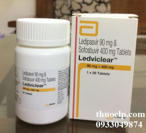 Thuốc Ledviclear 90mg/400mg Ledipasvir và Sofosbuvir điều trị viêm gan C (1)