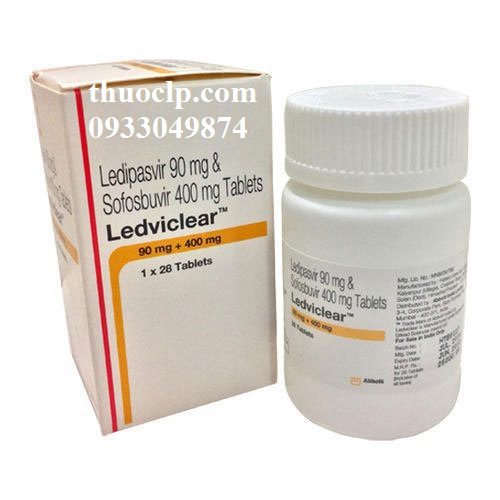 Thuốc Ledviclear 90mg/400mg Ledipasvir và Sofosbuvir điều trị viêm gan C (3)