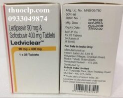 Thuốc Ledviclear 90mg/400mg Ledipasvir và Sofosbuvir điều trị viêm gan C (5)