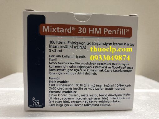 Thuốc Mixtard 30 Insulin human (rDNA) điều trị bệnh tiểu đường (5)