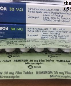 Thuốc Remeron 30mg Mirtazapine điều trị trầm cảm (3)