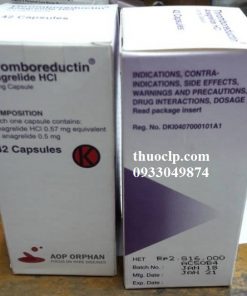 Thuốc Thromboreductin 0,5mg Anagrelide HCL điều trị tăng tiểu cầu (2)
