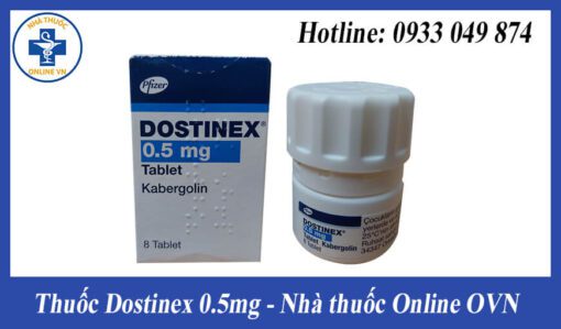 Thuốc Dostinex 0.5mg Cabergoline điều trị vô sinh