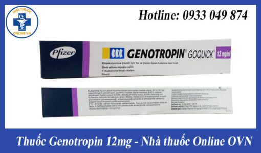 Thuốc Genotropin 12mg (Somatropin 36IU) hormone tăng trưởng