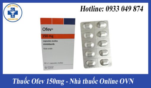 Thuốc Ofev 150mg Nintedanib điều trị bệnh xơ phổi