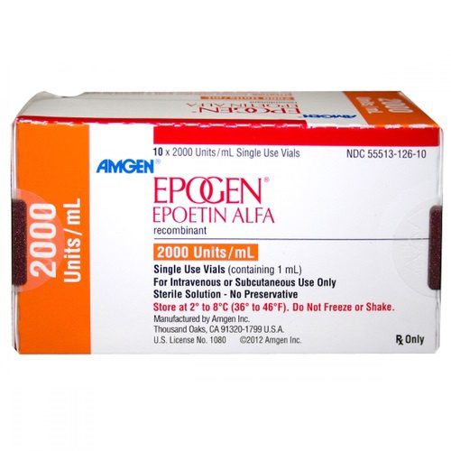 Thuốc Epogen Epoetin Alfa điều trị chứng thiếu máu